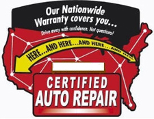 Certified Auto Repair Worry-Free Nationwide Warranty